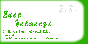 edit helmeczi business card